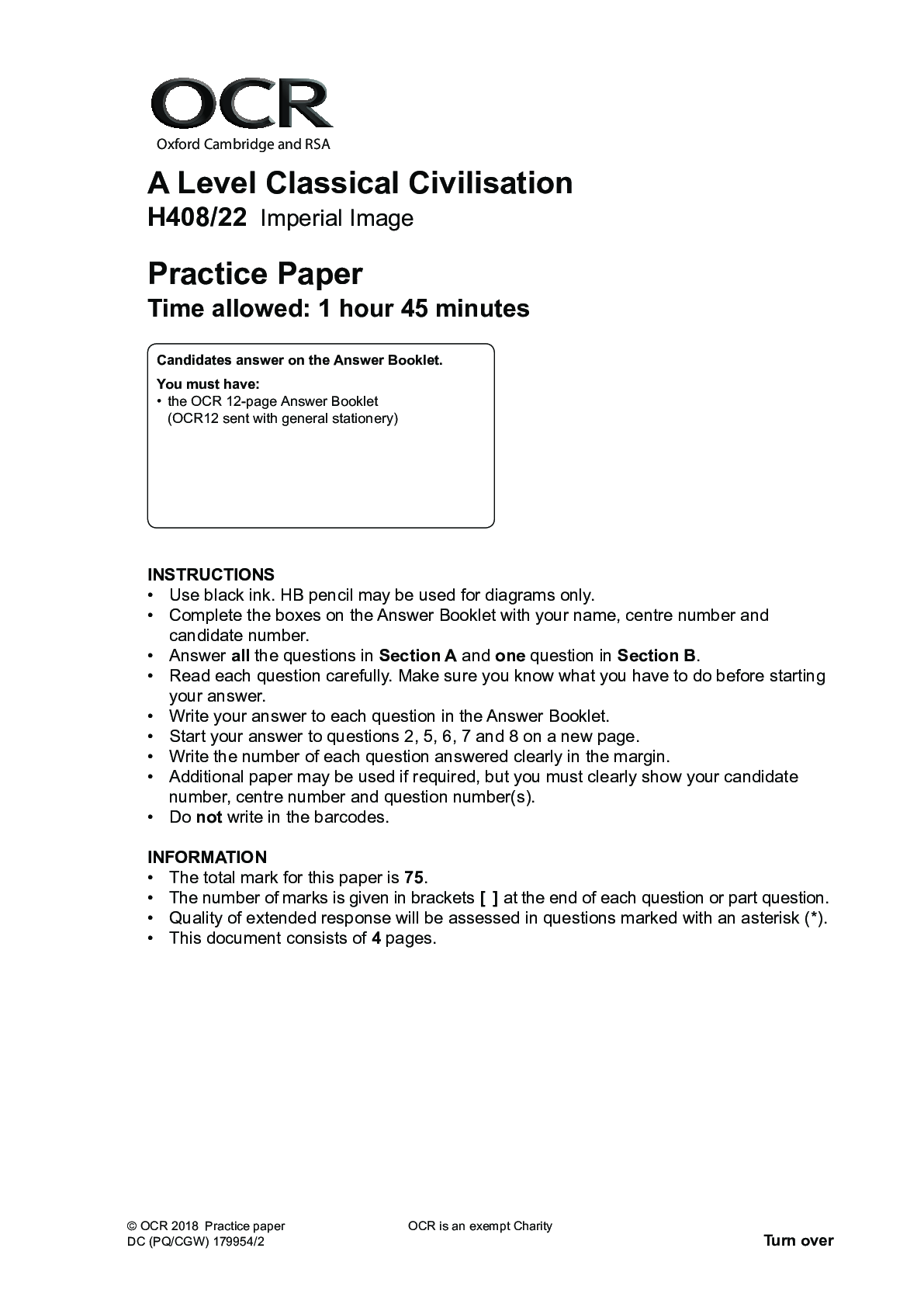 Preview of Pearson Edexcel GCE Advanced Level Question Booklet + Mark Scheme (Results) November 2021